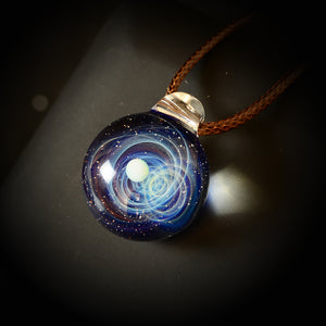 Cosmic Pendant Necklace - Cyberpunk Style