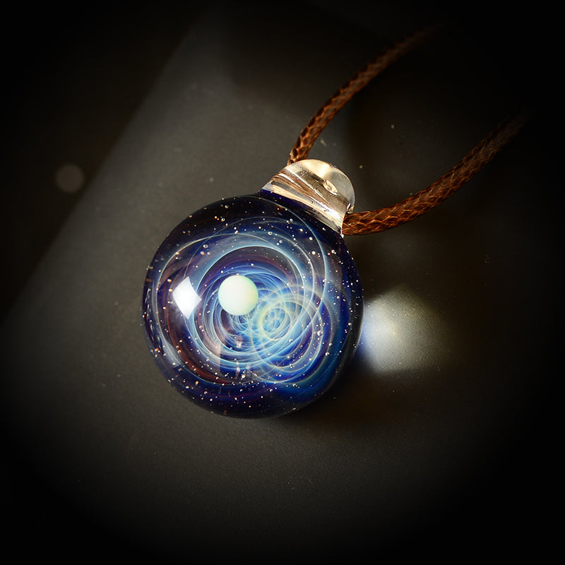 Cosmic Pendant Necklace - Cyberpunk Style