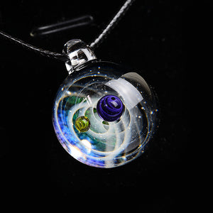 Cosmic Pendant Necklace - Cyberpunk Style