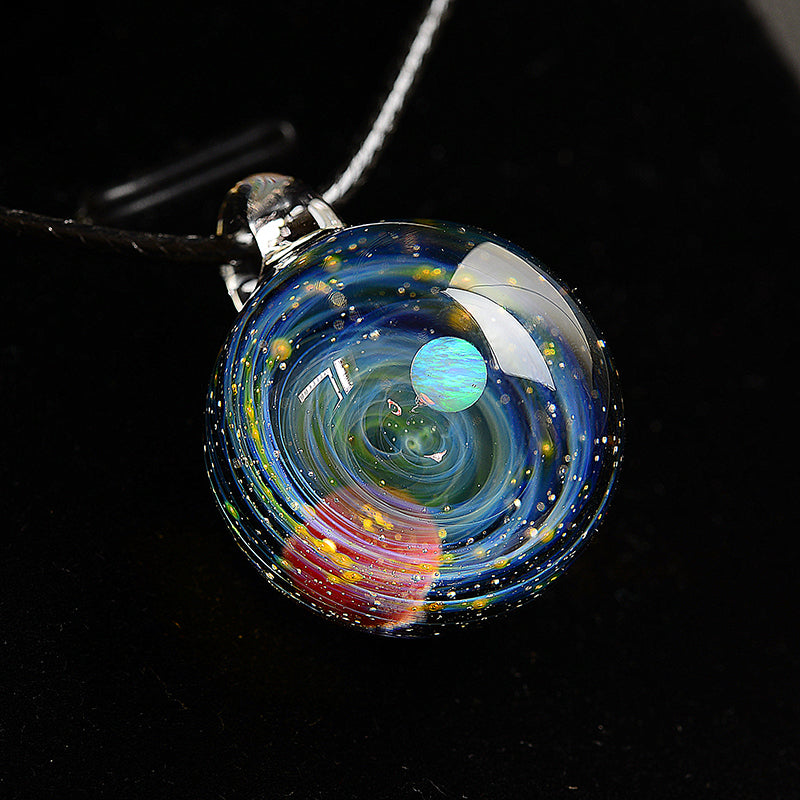 Cosmic Pendant Necklace - Cyberpunk Style