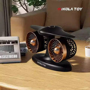 Aircraft Turbine Fan – Powerful Airflow with Futuristic Design - Cyberpunk Style