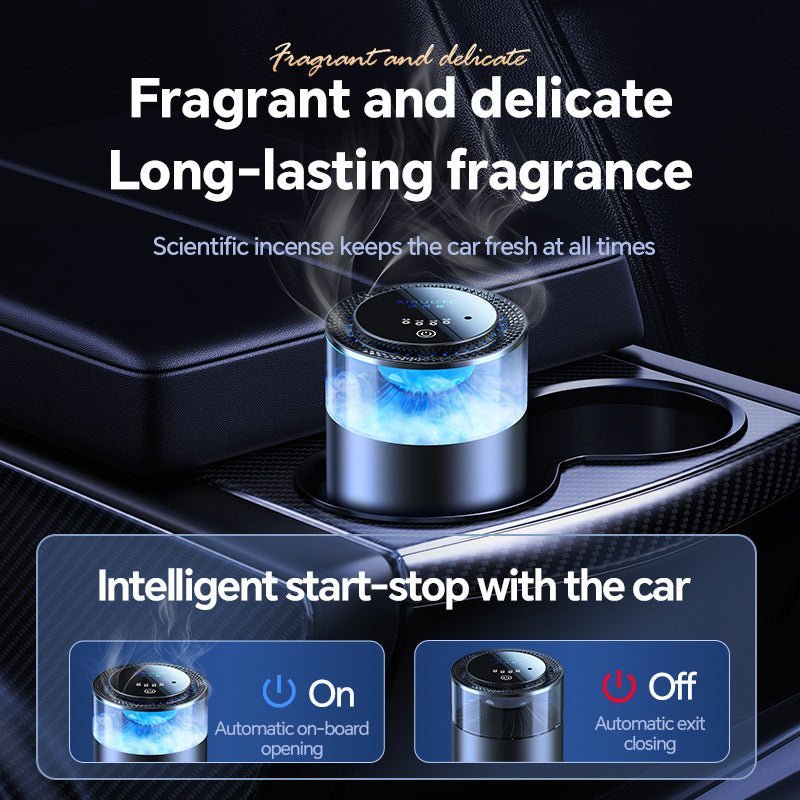 Car Mist Fragrance Diffuser – Futuristic Design with Blue Glow - Cyberpunk Style