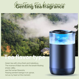 Car Mist Fragrance Diffuser – Futuristic Design with Blue Glow - Cyberpunk Style