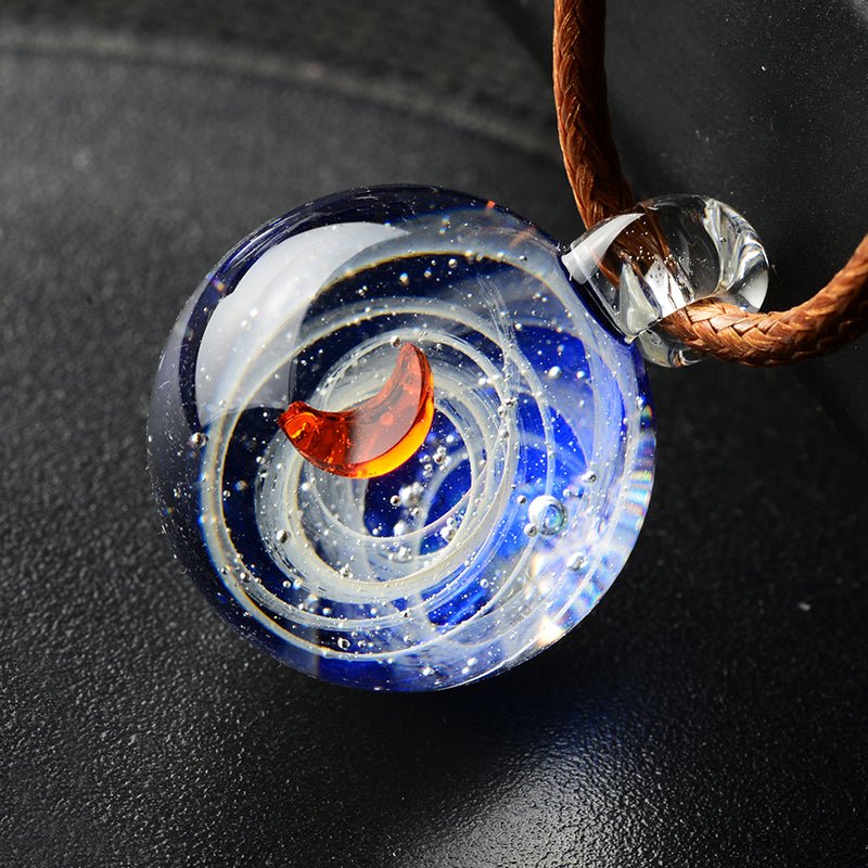 Cosmic Pendant Necklace - Cyberpunk Style