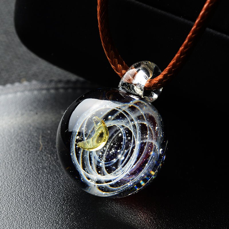 Cosmic Pendant Necklace - Cyberpunk Style