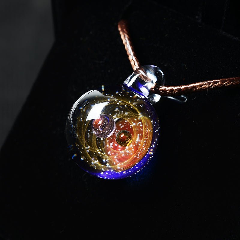 Cosmic Pendant Necklace - Cyberpunk Style