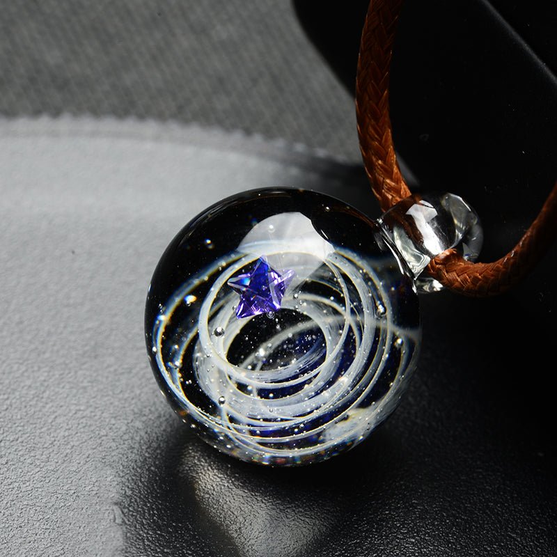 Cosmic Pendant Necklace - Cyberpunk Style