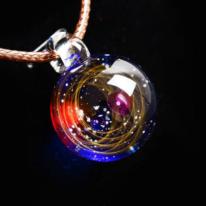 Cosmic Pendant Necklace - Cyberpunk Style