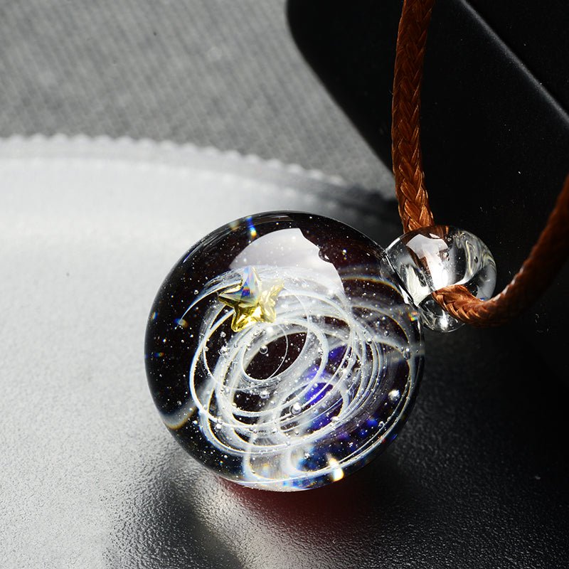 Cosmic Pendant Necklace - Cyberpunk Style