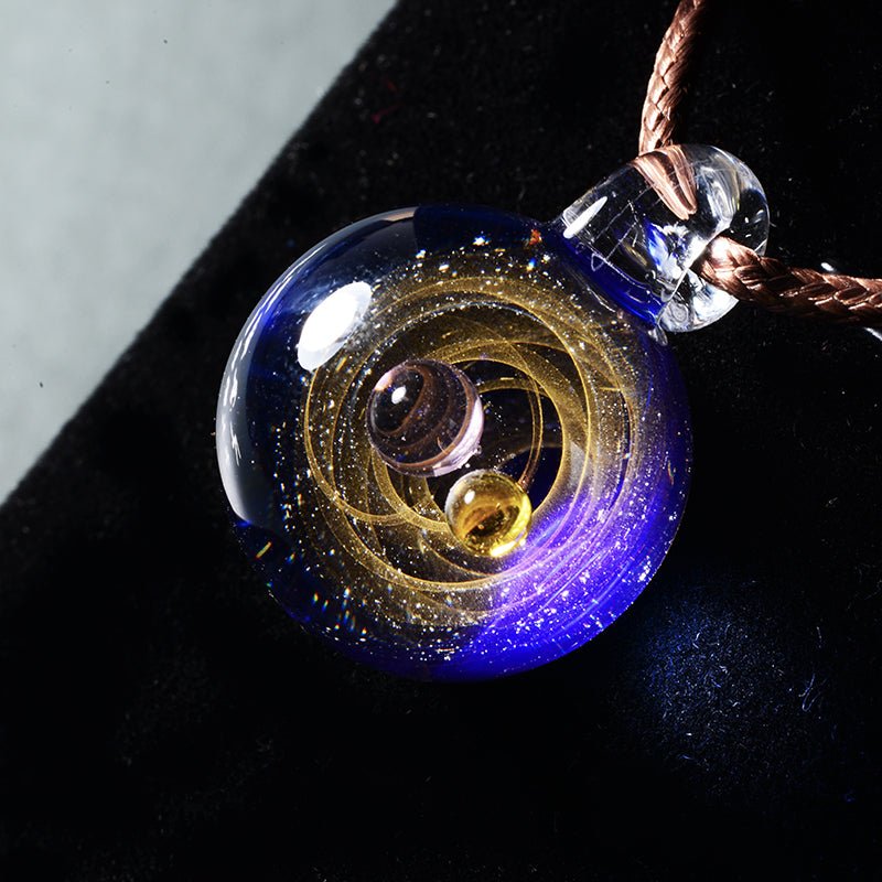 Cosmic Pendant Necklace - Cyberpunk Style