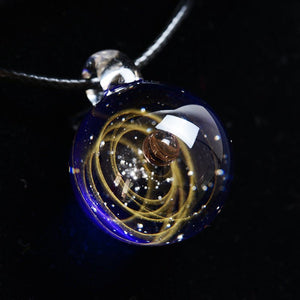 Cosmic Pendant Necklace - Cyberpunk Style