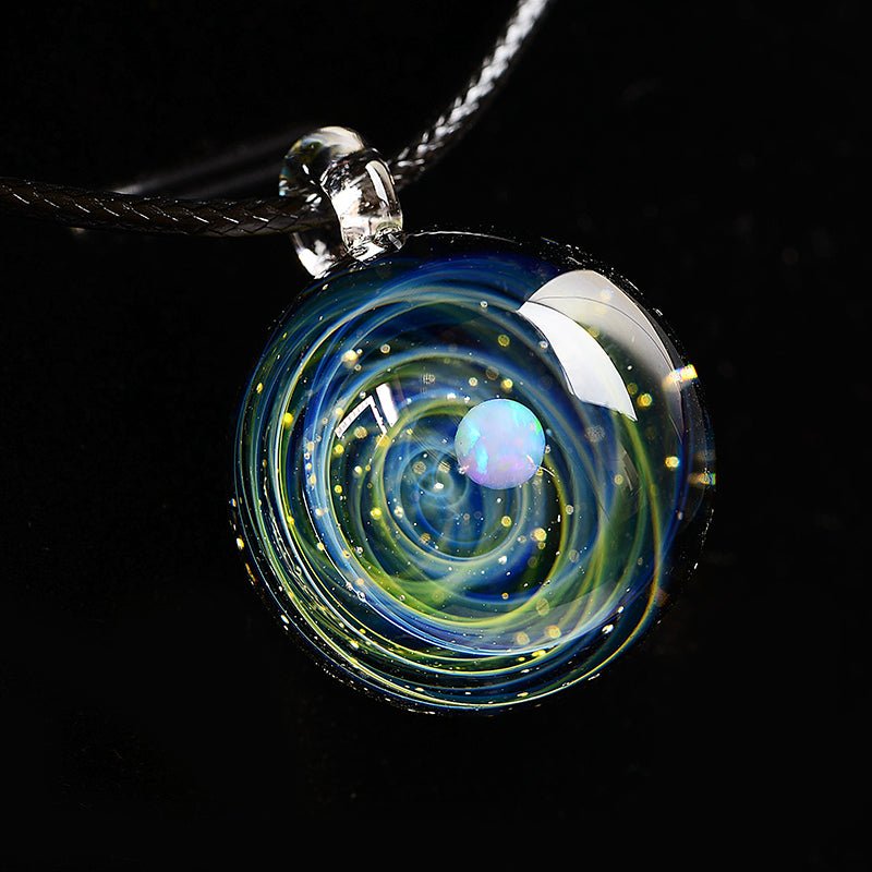 Cosmic Pendant Necklace - Cyberpunk Style