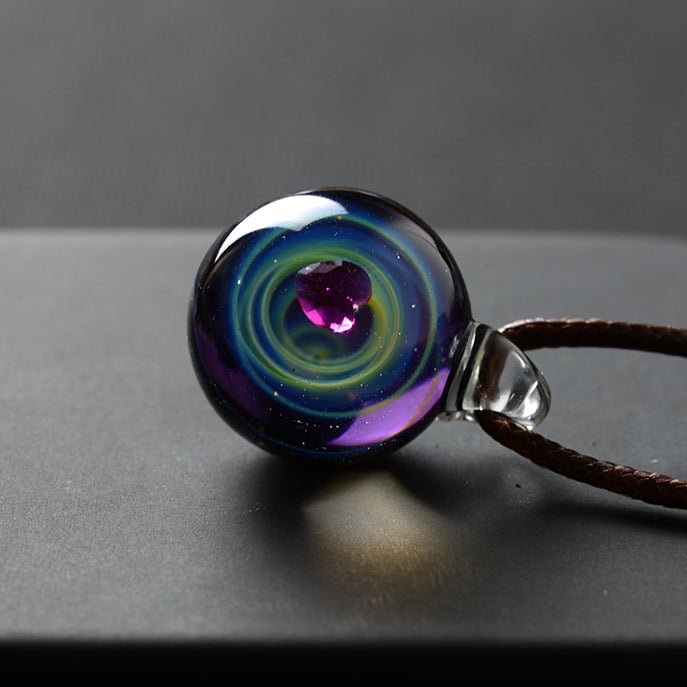 Cosmic Pendant Necklace - Cyberpunk Style