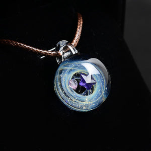 Cosmic Pendant Necklace - Cyberpunk Style