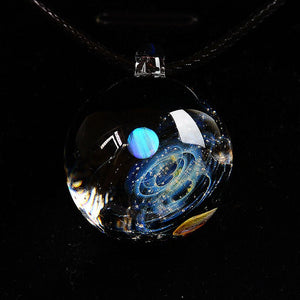 Cosmic Pendant Necklace - Cyberpunk Style