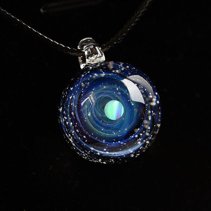 Cosmic Pendant Necklace - Cyberpunk Style