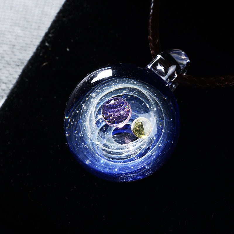 Cosmic Pendant Necklace - Cyberpunk Style