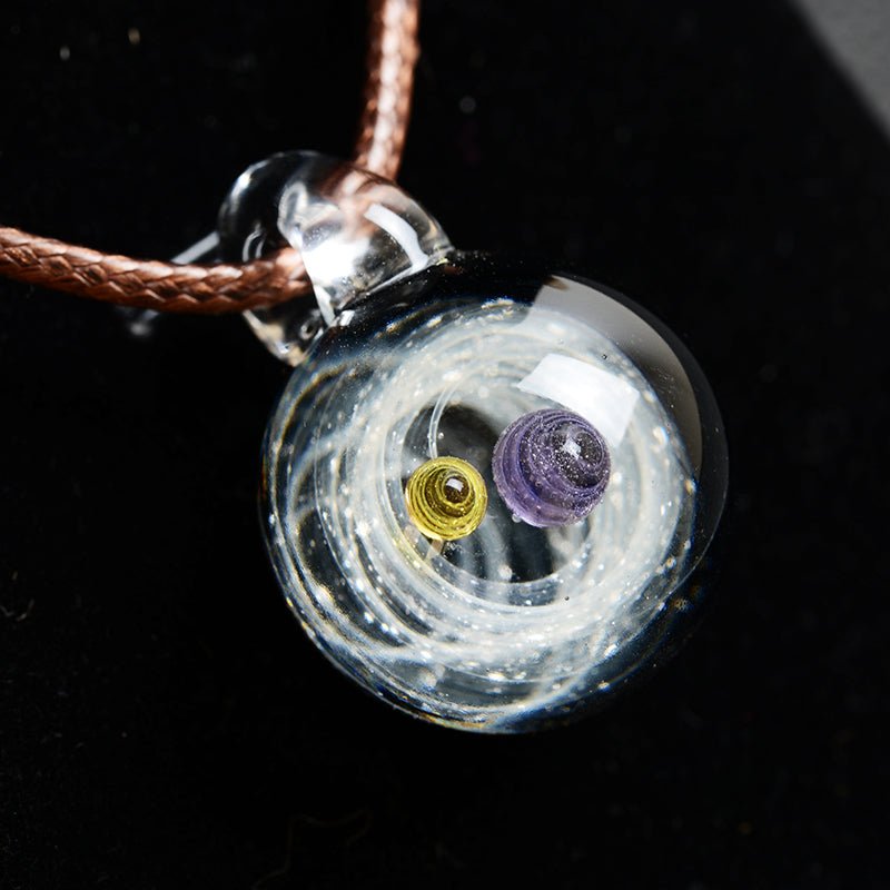 Cosmic Pendant Necklace - Cyberpunk Style