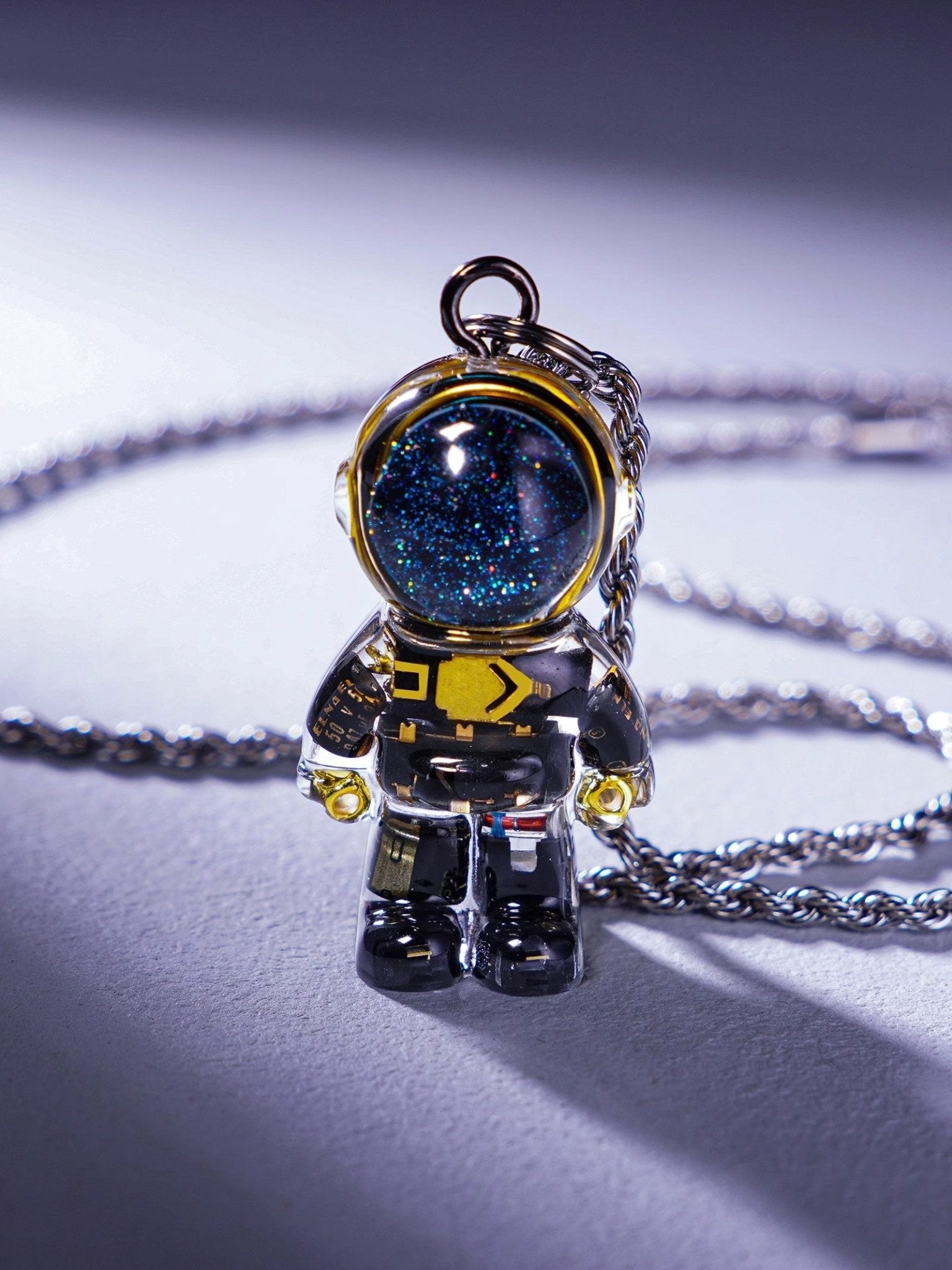 Cyberpunk Astronaut Necklace | Space - Theme Pendant for Bold Looks - Cyberpunk Style