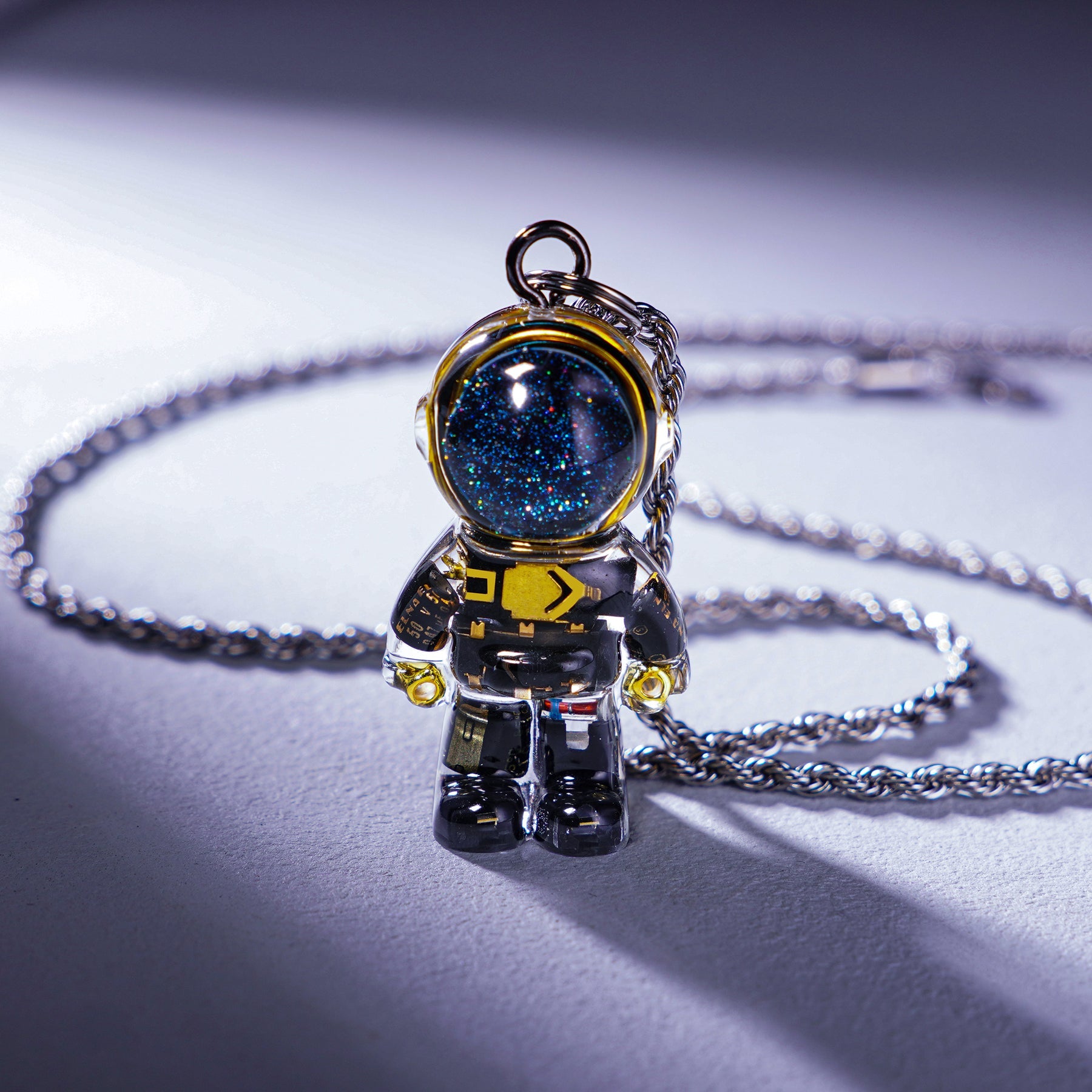 Cyberpunk Astronaut Necklace | Space - Theme Pendant for Bold Looks - Cyberpunk Style