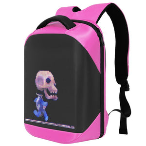 Cyberpunk Bag – Customizable LED Screen Backpack in Trendy Colors - Cyberpunk Style