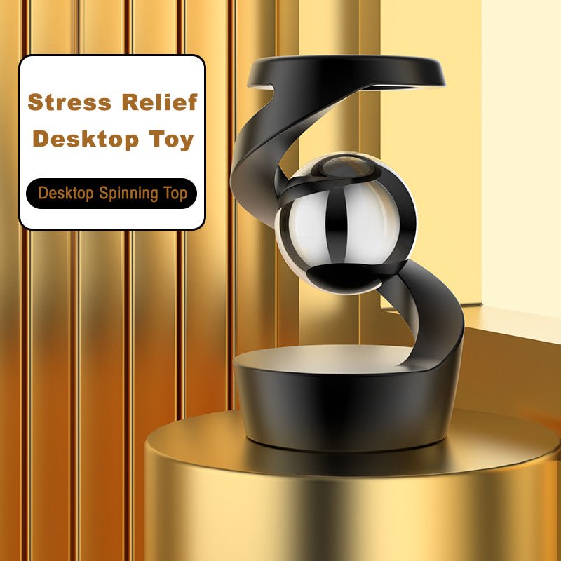 Desktop Floating Gyroscope – Stress Relief & Thought - Stimulating Design - Cyberpunk Style