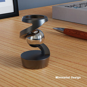 Desktop Floating Gyroscope – Stress Relief & Thought - Stimulating Design - Cyberpunk Style