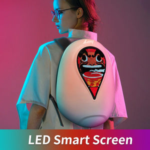 Heart of the Ocean Backpack – Gem - Inspired Design with LED Screen - Cyberpunk Style