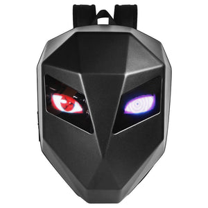 Iron Man Motorcycle Backpack – LED Screen with Bluetooth Control - Cyberpunk Style