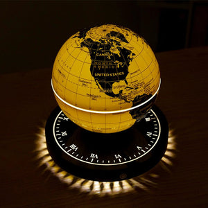 Magnetic Levitation Earth Night Light – Warm Glow, Waterproof, HD Map - Cyberpunk Style