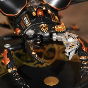 Mechanical Beetle with Steampunk Wings – Unique Artistic Design - Cyberpunk Style