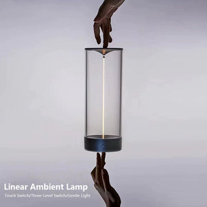 Quantum Line Lamp – Flexible Design, Touch Switch, Soft Glow, Futuristic Decor - Cyberpunk Style