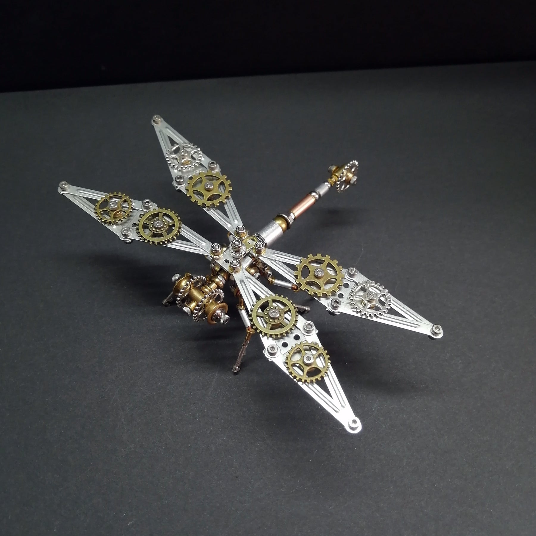 Steampunk Dragonfly – DIY Metal Assembly Kit with 5 Unique Designs - Cyberpunk Style