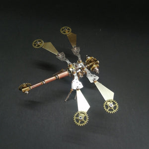 Steampunk Dragonfly – DIY Metal Assembly Kit with 5 Unique Designs - Cyberpunk Style