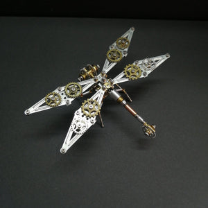 Steampunk Dragonfly – DIY Metal Assembly Kit with 5 Unique Designs - Cyberpunk Style