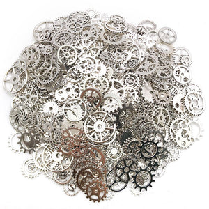 Steampunk Gears – Wholesale Mixed Colors in Antique Bronze, Silver, and Gold - Cyberpunk Style