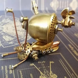 steampunk l snail – Handmade Alloy Desk Ornament in Steampunk Style - Cyberpunk Style