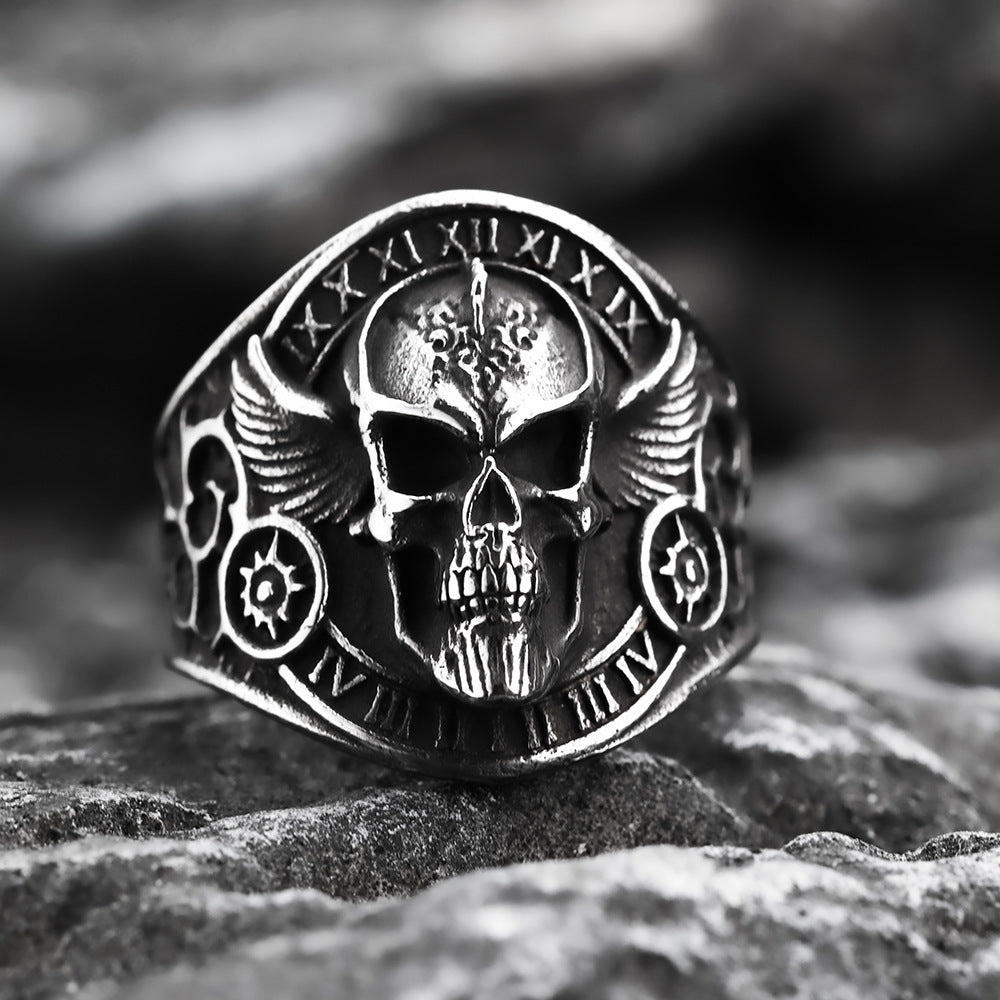 Steampunk Skeleton Ring – Unique Skeleton Design for Gothic Fashion - Cyberpunk Style