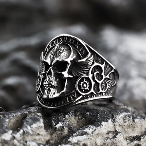 Steampunk Skeleton Ring – Unique Skeleton Design for Gothic Fashion - Cyberpunk Style